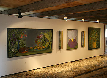 Ett av Marias utställningsrum.