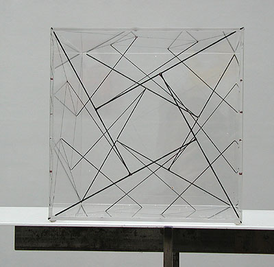 Cajsa Holmstrand Plexiglaskub / Plastic Cube