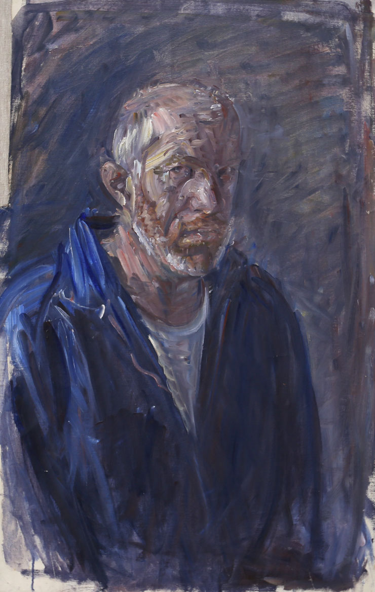 Självporträtt Alvar Jansson.