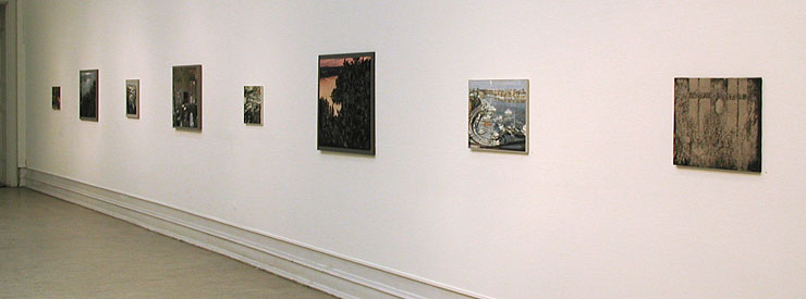 Paintings made by Bo Larsson - The Academy of Fine Arts - the east hall