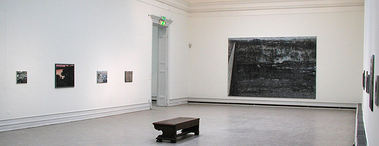 Bo Larssons utställning i Konstakadademiens östra sal.