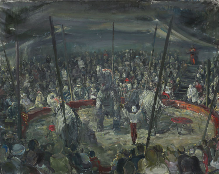 Alvar Janssons målning Cirkus.
