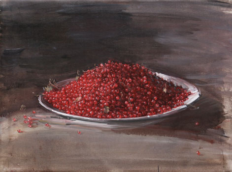 målning Vinbär av Alvar Jansson