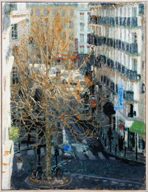 Bo Larssons m&aring;lning Rue Charlotte.