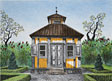 Swedenborg´s Gazebo - Lithograph by Mikael Wahrby