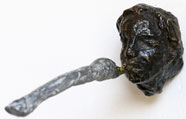 Skulptur i brons Leda och svanen av Eva Mossing Larsen