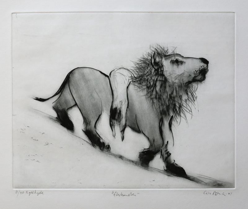 Drypoint The Return by Lisa Andrén.