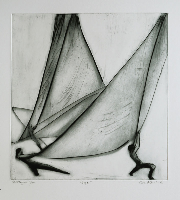 Drypoint Sail by Lisa Andrén.