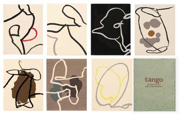 Tango - Sju serigrafier av Kjell Strandqvist
