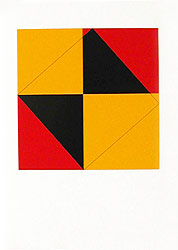 Silk-Screen Pythagoras (3) by Cajsa Holmstrand  