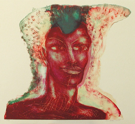 Africana - Lithograph by Eva Zettervall.