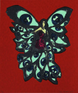 Butterfly - Silk-Screen by Eva Zettervall.