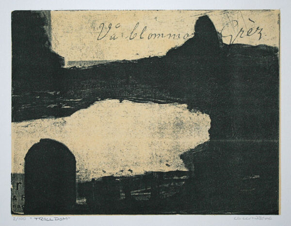 Witchcraft - Lithograph by LG Lundberg.