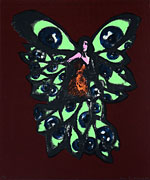 Butterfly Night - Silk-Screen by Eva Zettervall.