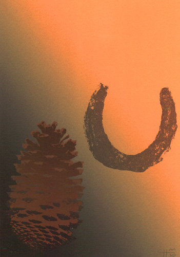 Cone - Silk-Screen by Curt Hillfon.