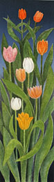 Tulips - Lithograph by Maria Hillfon.
