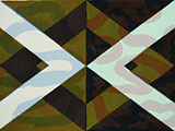 Rhomboid Variation I - Silk-Screen by Kjell Strandqvist.