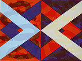 Rhomboid Variation III - Silk-Screen by Kjell Strandqvist.