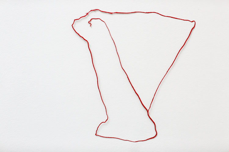 "Lägel 2", 2003, etsat fiberstål + akryl, konstverk av Curt Asker.