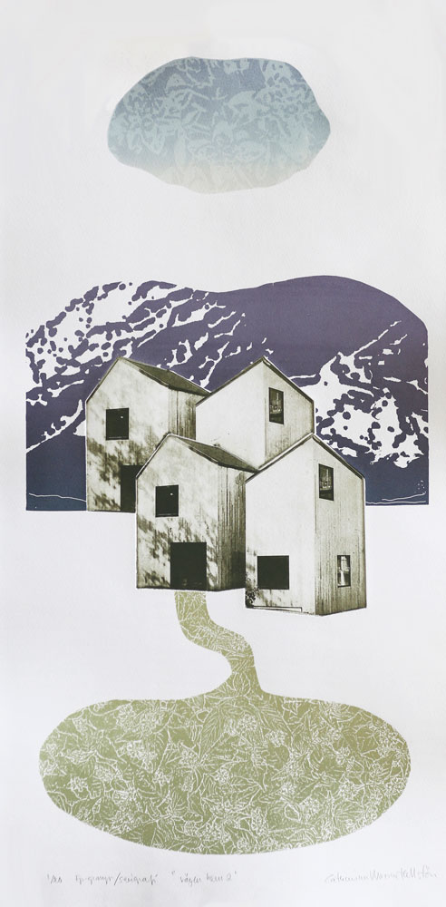 The Way Home 2 - Photogravure/Serigraph by Catharina Warme Hellström.