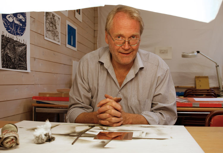 Lars Nyberg in his studio.é.