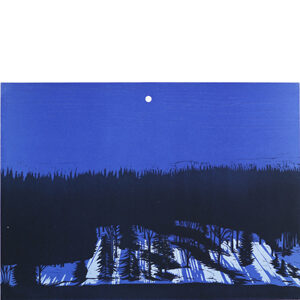 Landscape - Woodcut by Peter Ern.