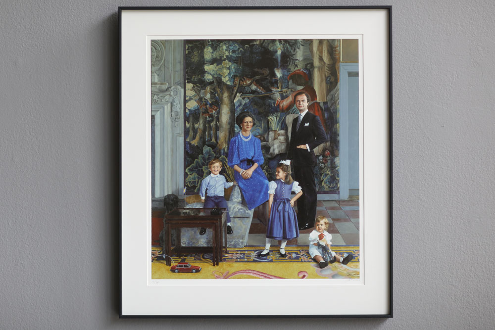 The Royal Family of Sweden, 2021 (1984) - Pigment print by John E Franzén.