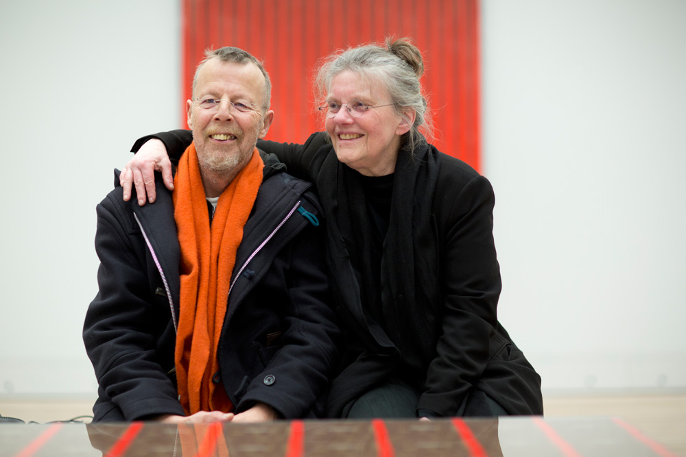 Ann Edholm och Tom Sandqvist, konstinstallationen Jerusalem.