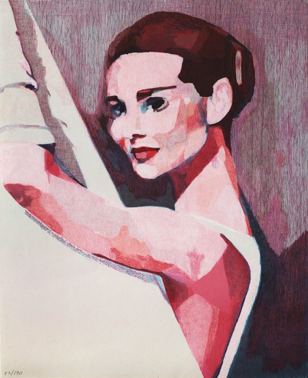 Audrey - Lithograph by Cecilia Sikström