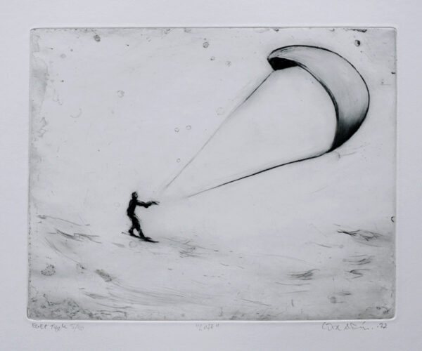 Air – Drypoint by Lisa Andrén