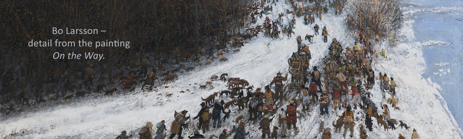 Bo Larsson - The Artist of the Quarter - Autumn 2025 - Detail from the painting On the Way.