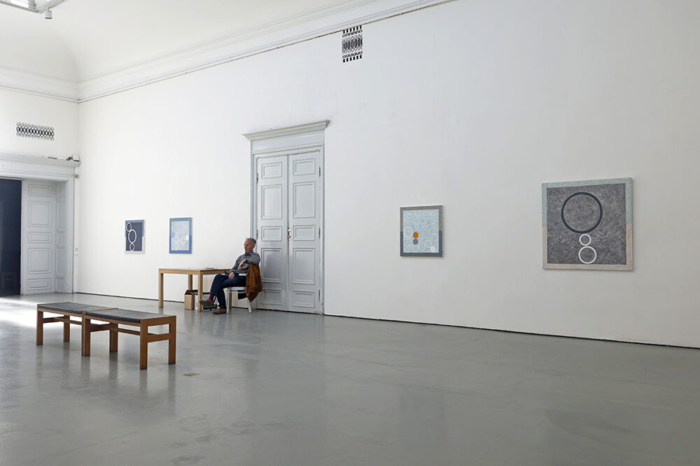 Kjell Strandqvist – målningarna 1-4 på Konstakademien våren 2026.