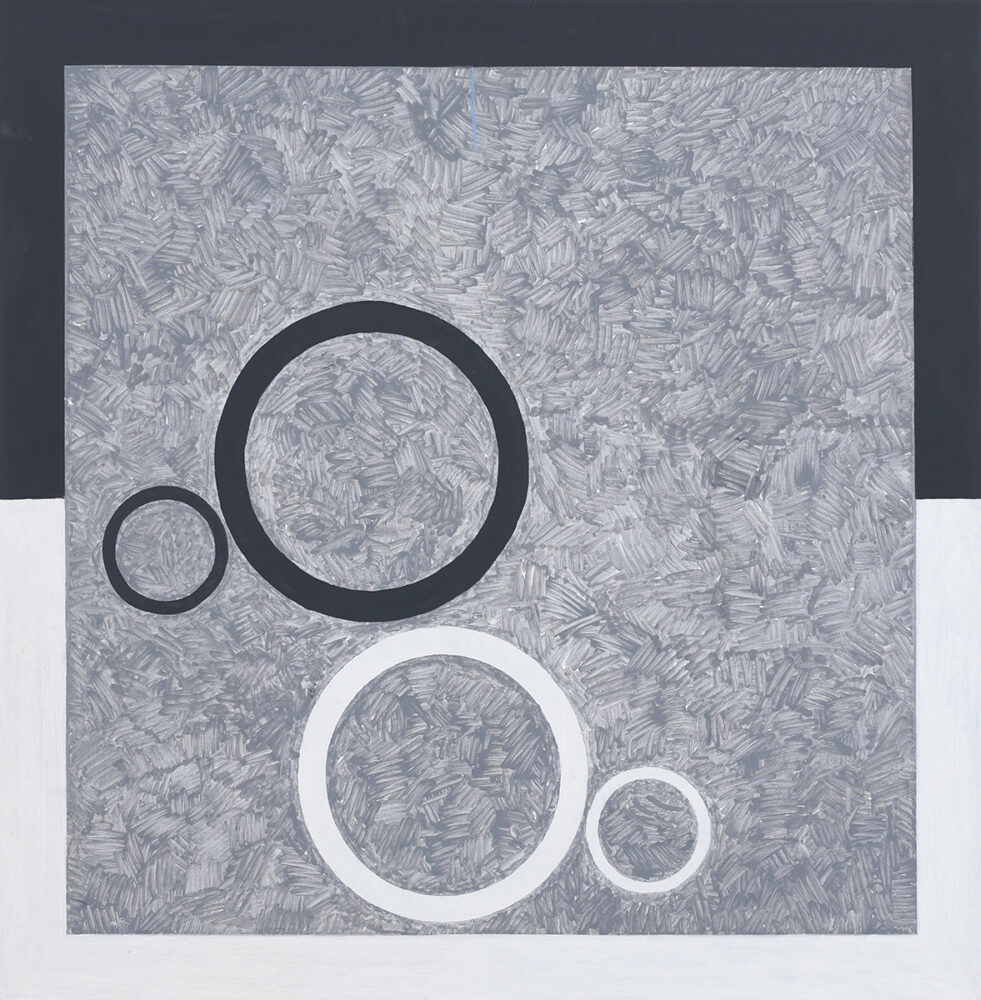 Kjell Strandqvist målning 10 på Konstakademien.