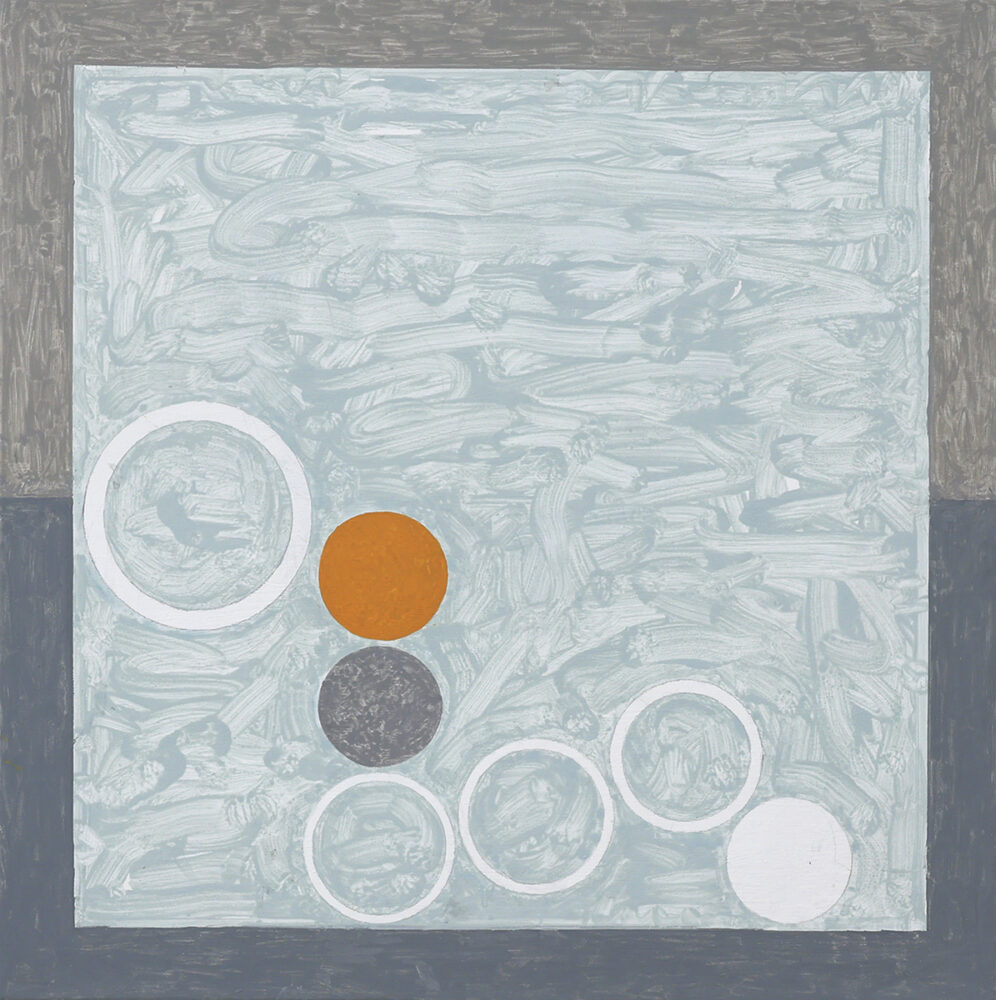 Kjell Strandqvist målning 3 på Konstakademien.