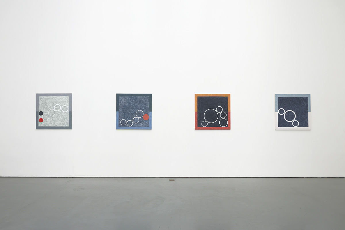 Kjell Strandqvist målningar 5-8 på Konstakademien våren 2026.