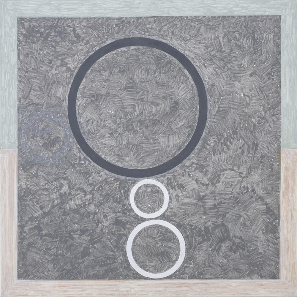 Kjell Strandqvist målning 4 på Konstakademien.