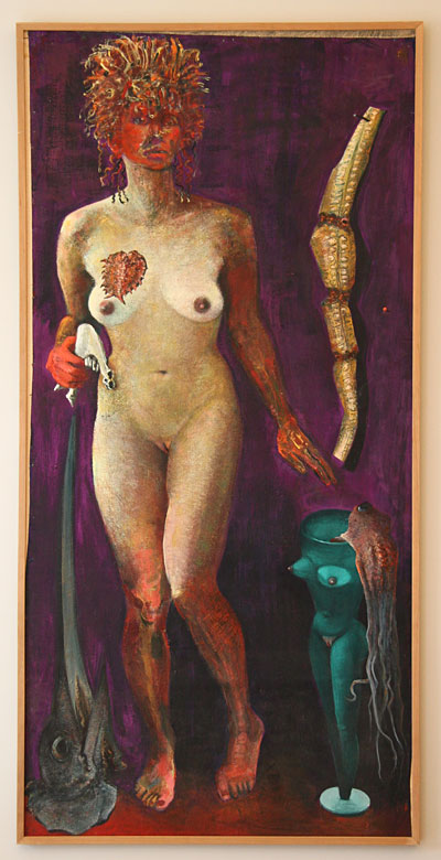 Eva Zettervall - målning/painting Autoritratto